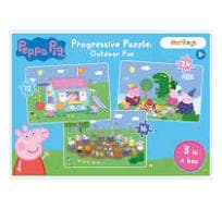 Progressive Puzzle Outdoor Fun Peppa resmi
